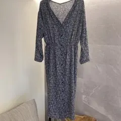 ローリーズファーム 小花柄 長袖 ワンピース Mサイズ