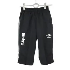UMBRO ハーフパンツ S ブラック ロゴ スポーツ ウエストゴム メンズ