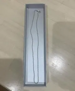新品未使用　シルバー925 ボールチェーン