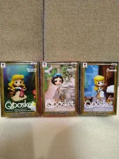 未開封　ディズニーQposket　プチ　ミニサイズ！ポスケット全3種類セット！