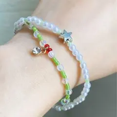 ビーズブレスレット ウィッシュコア　まとめ売り　アクセサリー　一点もの　星