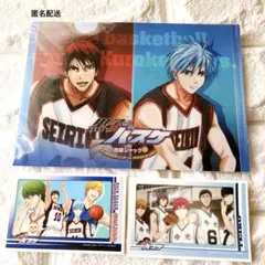 黒子テツヤ 火神大我 黒バス 池袋ジャック クリアファイル デコステッカー