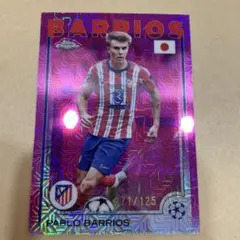 topps soccer PABLO BARRIOS 71/125