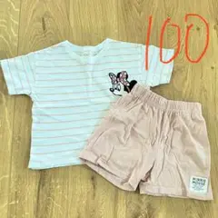 Disney ミニーマウス セットアップ 半袖 半ズボン 100cm
