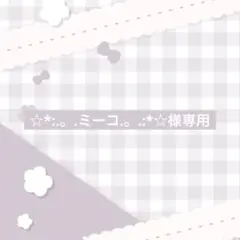 ☆*:.。.ミーコ.。.:*☆様専用