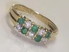 【セイコージュエリー】K18 エメラルド ダイヤモンド リング 12.5号 楽天市場】セイコー（種類（宝石）エメラルド）（ジュエリー