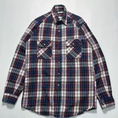90s ファイブブラザー USA製 ヘビーネルシャツ M ヘビネル ☆.6358
