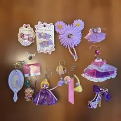 ラプンツェルキ－ホルダー、ヘアアクセサリーセット