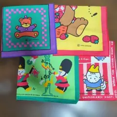 昭和レトロ　ランチクロス　4枚セット