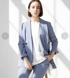 INDIVI【洗える】ダブルジャケット