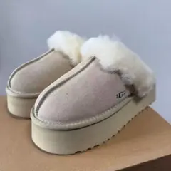 UGGファンケット レディース 厚底 ムートン サンダル 24cm