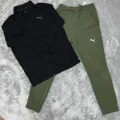 PUMA ジャージ上下セット　サッカー　フットサル　ランニング用