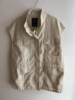 美品 w closet ナイロンミリタリーベスト