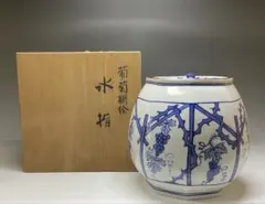 平安祥堂 色絵四君子文 水指 茶道具 - メルカリ