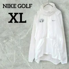 希少✨NIKE GOLF【XL】ハーフジップ シースルー ナイロンパーカー