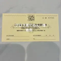 専用　スタジオアリス