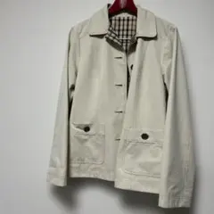 美品✨DAKS✨️ロンドン✨️ジャケット ベージュ チェック裏地 レディース 40