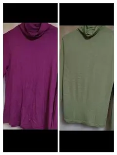 即購入❌ ユニクロ ヒートテック インナー ハイネック 2枚セット