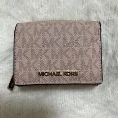 MICHAEL KORS ピンク 三つ折り財布