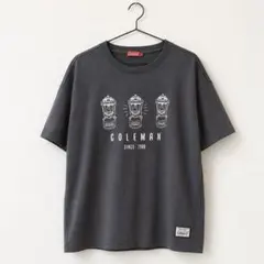 Coleman コールマン レディース半袖Tシャツ チャコールグレー XL