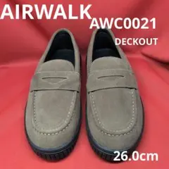 AIRWALK 本革ローファーAWC0021 DECKOUT 26.0cm