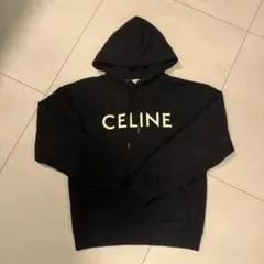極美品✨CELINE クラシックロゴパーカー S〜Mサイズ相当　ブラック　黒