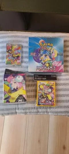 初版分)未開封バトルパートナーズBOX プロモ有り ナンジャモシールドとケース