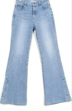 スナイデル　裾スリットフレアデニム