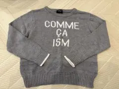 COMME CA ISM キッズ ロゴニット 130cm