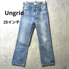 アングリッド ヴィンテージストレートデニム 25インチ