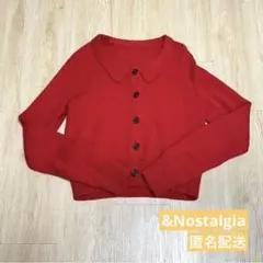 &NOSTALGIA 襟付きニット