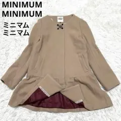 ミニマムミニマム　MINIMUM MINIMUM ノーカラーコート