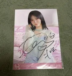 LOVE_野口衣織】ラブソングに襲われる 生写真 直筆 - メルカリ
