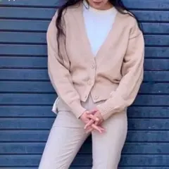 UNIQLO ユニクロ　ウォッシャブルショートカーディガン（長袖）