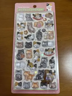 【正規品】ボンボンドロップ シール 和柄 猫 ねこ