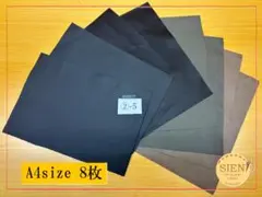 ②-5　特価！B級本革はぎれ　ミックス革　A4サイズ8枚