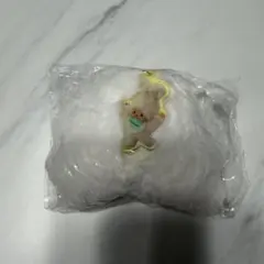 モンチッチふわふわハートチャーム　ホワイト