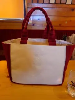 【おまけ付き】コメダ珈琲 ドムドム福袋2026 ソファー柄生地 横長トートバッグ