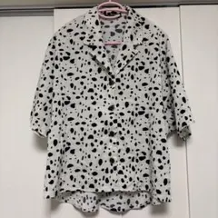 新品 シャツ 牛柄 ヒョウ柄