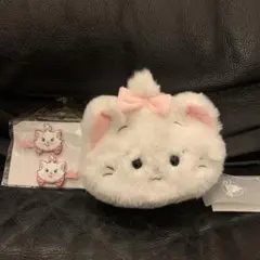 ディズニーストア　マリーちゃんヘアクリップ　ポーチ　セット