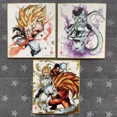 ドラゴンボール アートプリント ミニ色紙3枚セット