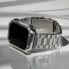 ts1★アップルウォッチバンド　ステンレスベルト　Apple Watchカバー