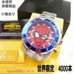 【希少！未使用】INVICTA　スパイダーマンコラボ　マーベル　シルバーのサムネイル