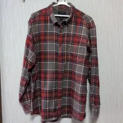 Lands' End XL チェック柄 ネルシャツ