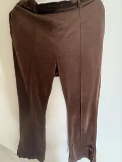 레트로 ガール ベロア フレアパンツ ブラウン コーデュロイ パンツ