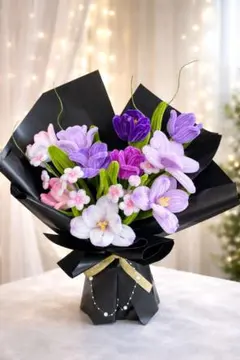 ハンドメイド モールアート 花束 ブーケ プレゼント