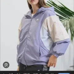 adidas ウーブンジャケット　ウィンドブレーカー　オーバーサイズ