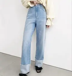 ロールアップ【デニムパンツ】カットオフのサムネイル