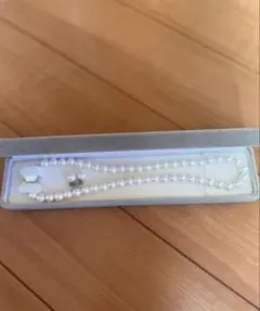 週末お値下げ⭐️フォーマルパールネックレス＆ピアス　8ミリ玉⭐️