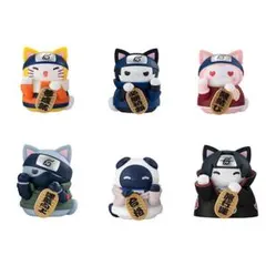 外箱フタなし】ナルト ニャルト招き猫FORTUNE もういっちょ！ 6個set